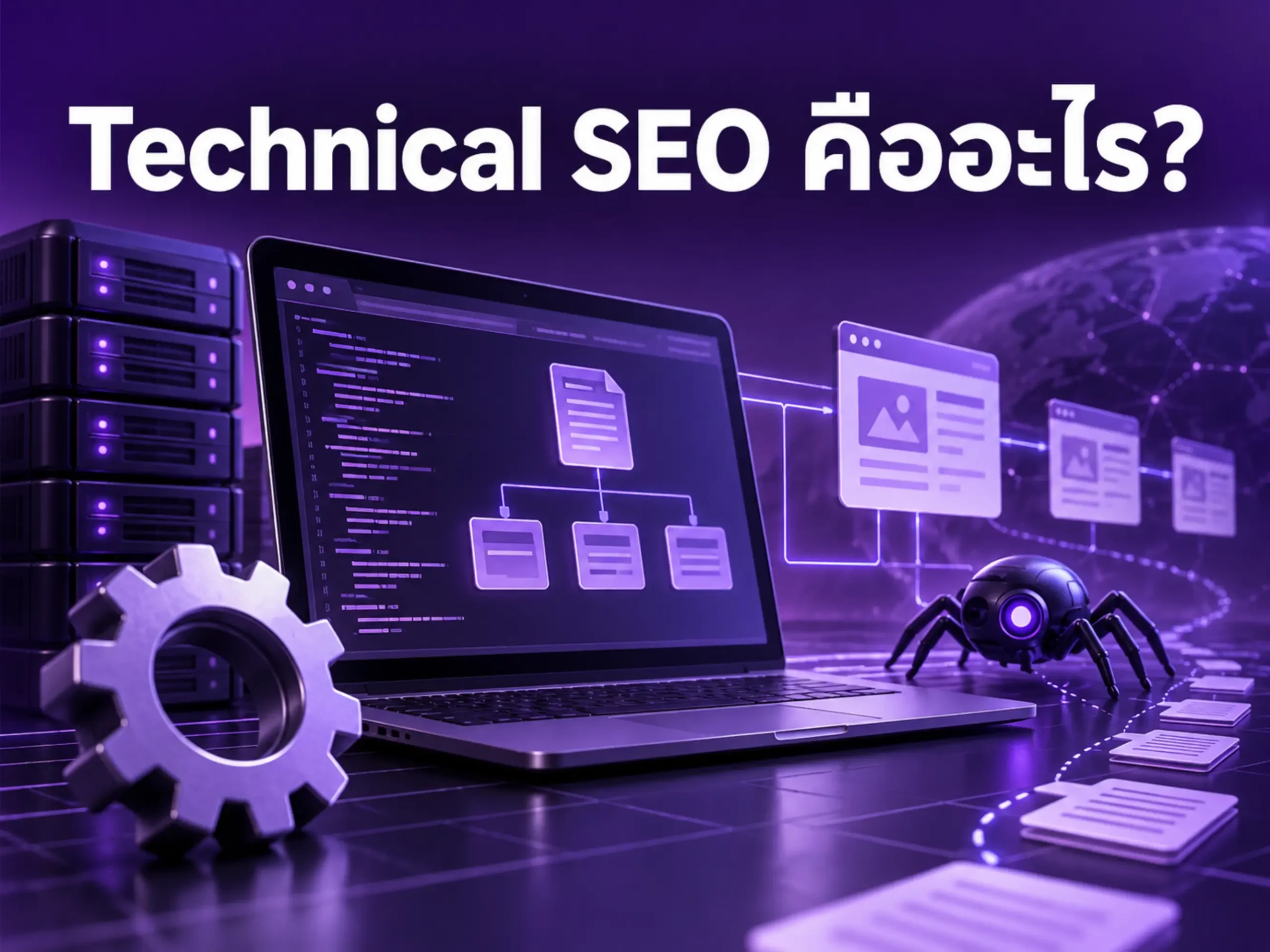 Technical SEO คืออะไร? คู่มือปรับโครงสร้างเว็บไซต์ให้ Google เข้าถึงและจัดทำดัชนีได้ 1 10002 technical seo Horizontal