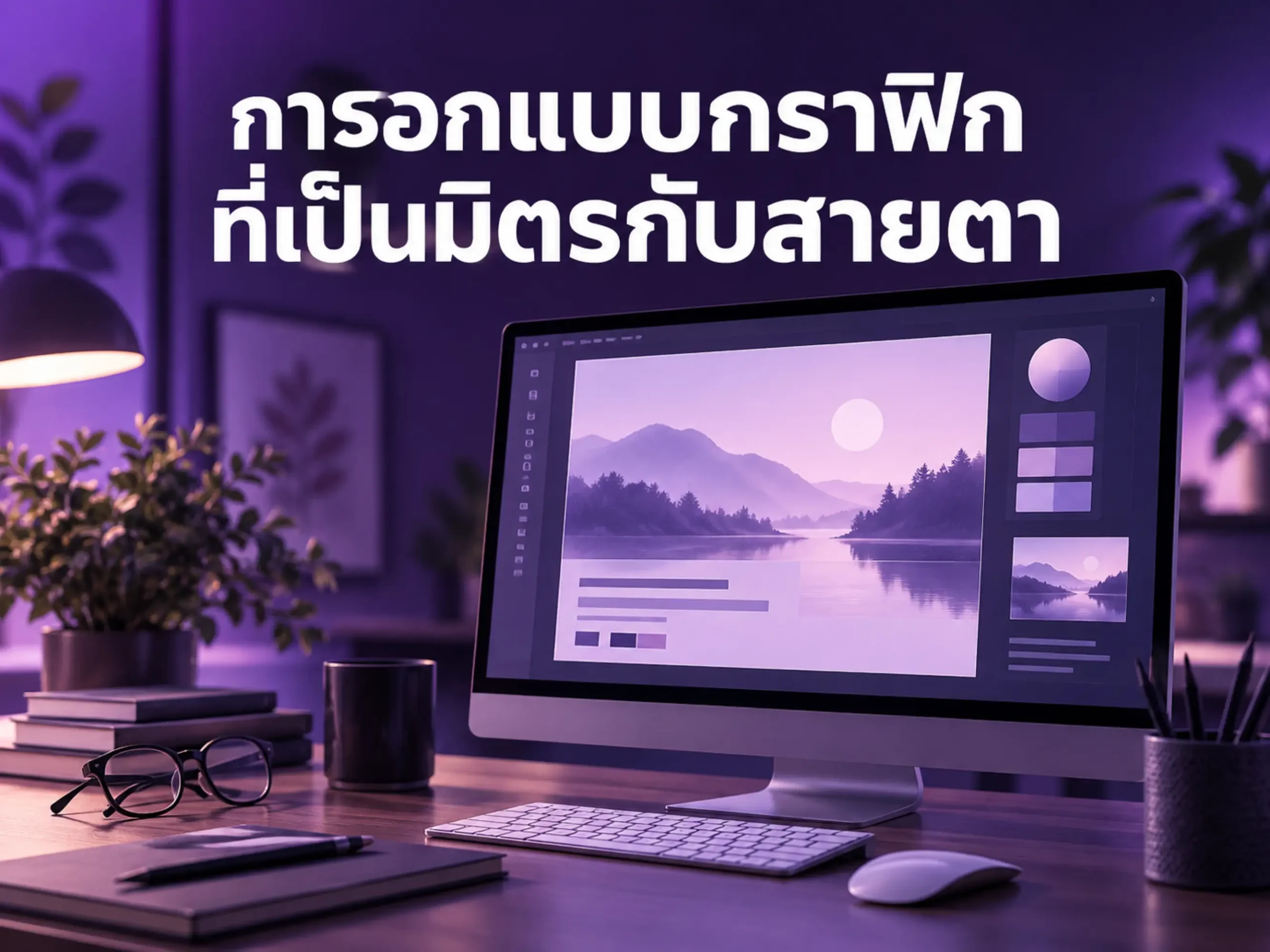 การออกแบบกราฟิกที่เป็นมิตรกับสายตา วิธีสร้างสรรค์งานที่ดูดีและถนอมสายตาผู้ชม 1 1406 eye friendly graphic design Horizontal