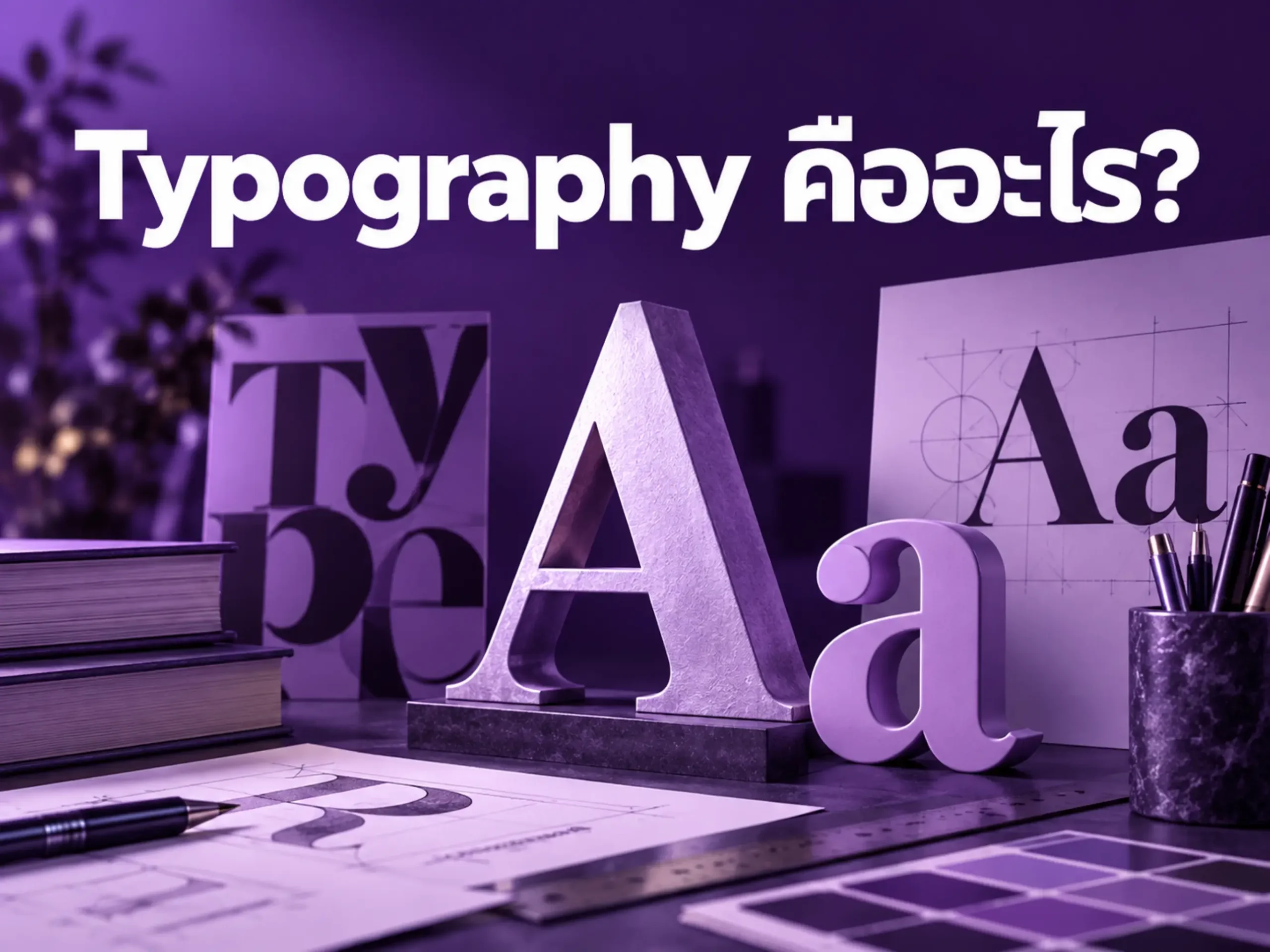 Typography คืออะไร? ศิลปะการออกแบบตัวอักษรที่สำคัญสำหรับนักออกแบบ 1 4573 typography Horizontal