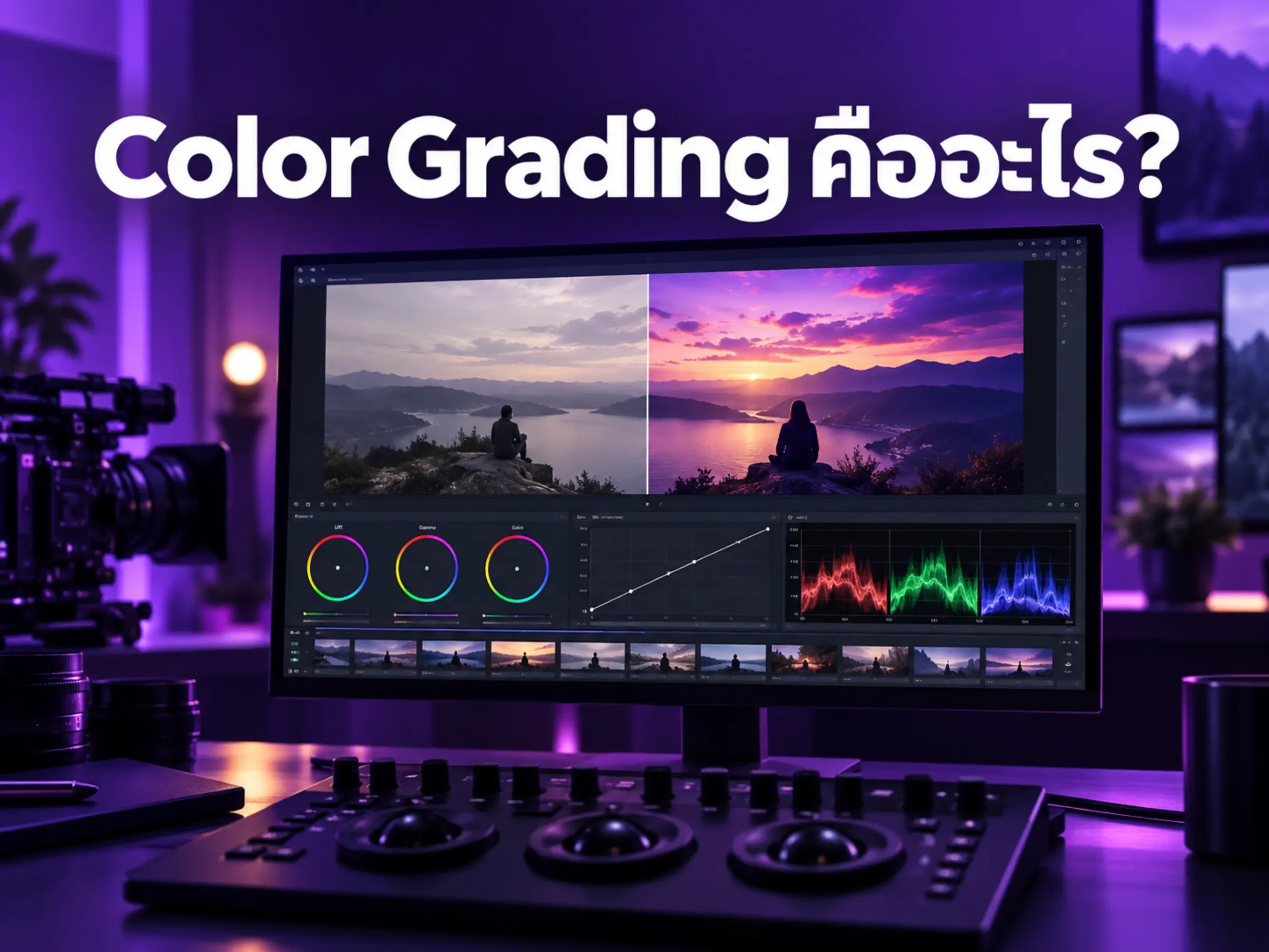 Color Grading คืออะไร? เทคนิคปรับสีวิดีโอให้ดูมืออาชีพ 1 7807 color grading Horizontal
