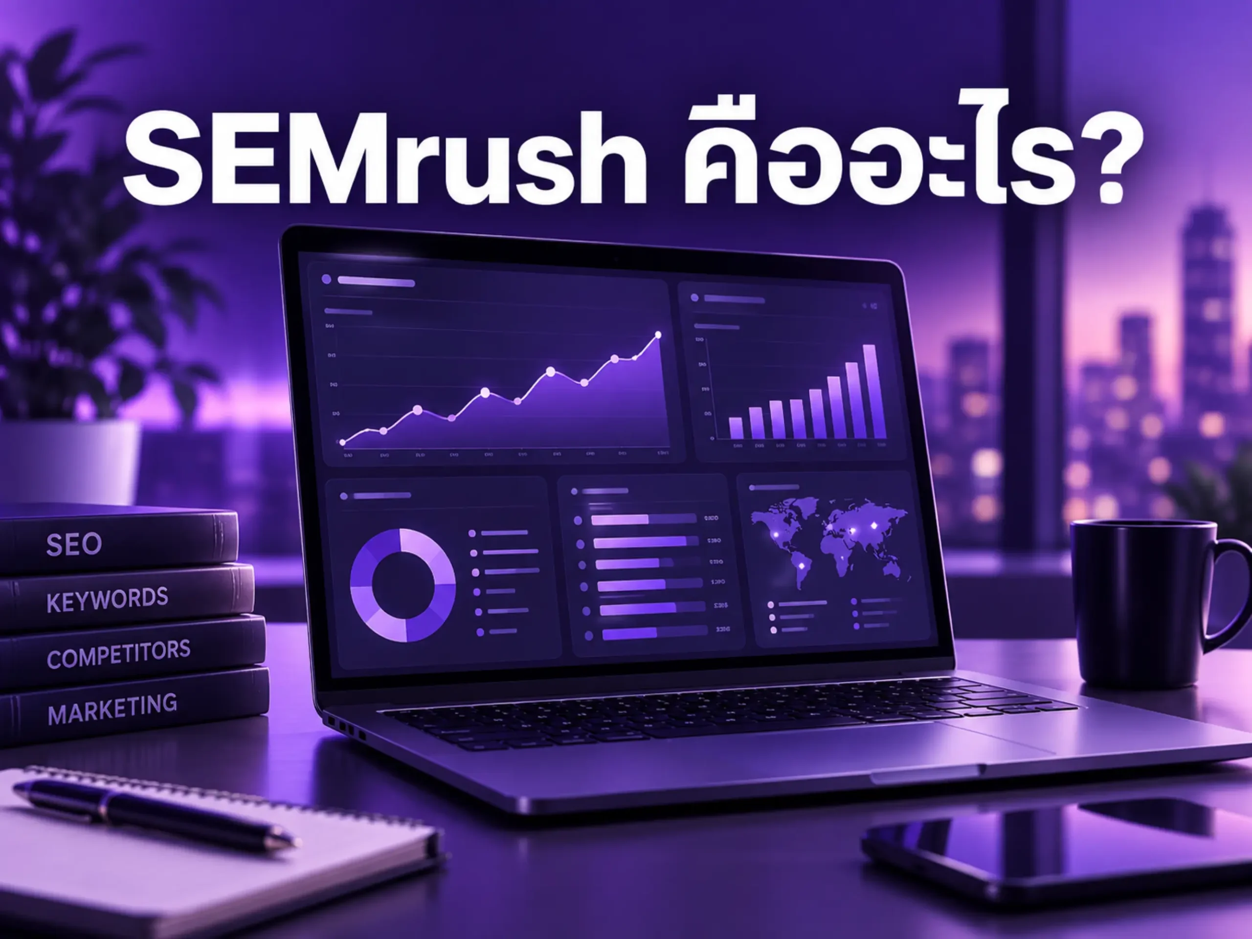 SEMrush คืออะไร? รู้จักเครื่องมือ SEO สำหรับ Keyword Research วิเคราะห์คู่แข่ง และตรวจเว็บไซต์ 1 781 semrush Horizontal