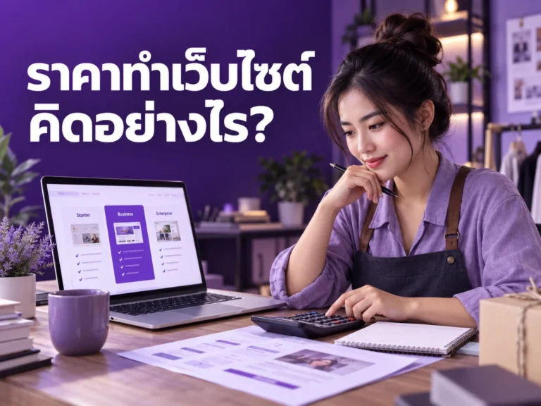 ราคาทำเว็บไซต์คิดอย่างไร? คู่มือสำหรับเจ้าของธุรกิจที่กำลังวางแผนสร้างเว็บไซต์ 4 7823 website pricing Horizontal