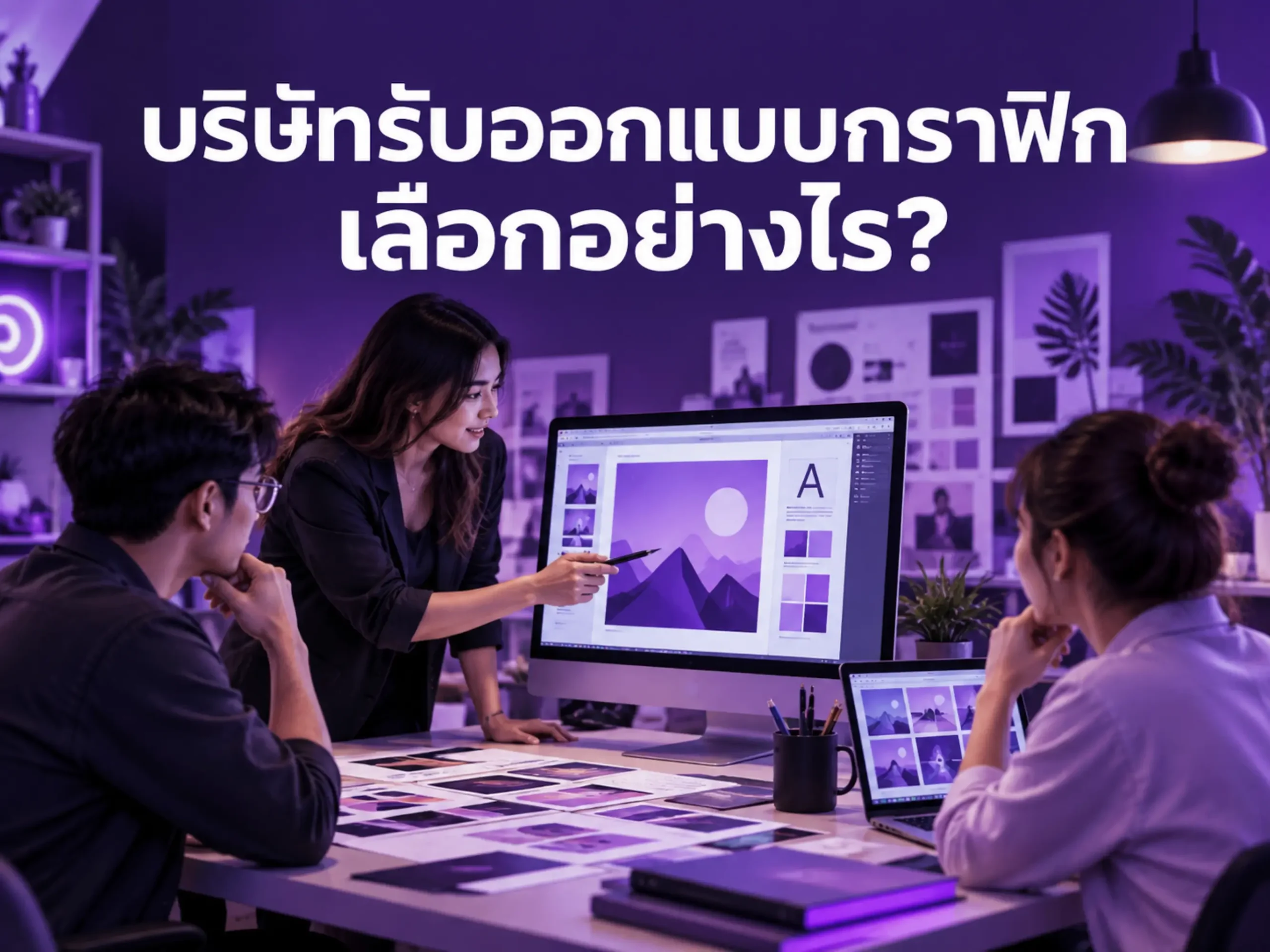 บริษัทรับออกแบบกราฟิกเลือกอย่างไร? 10 จุดที่ควรตรวจสอบก่อนตัดสินใจจ้าง 1 7865 choose graphic design company Horizontal