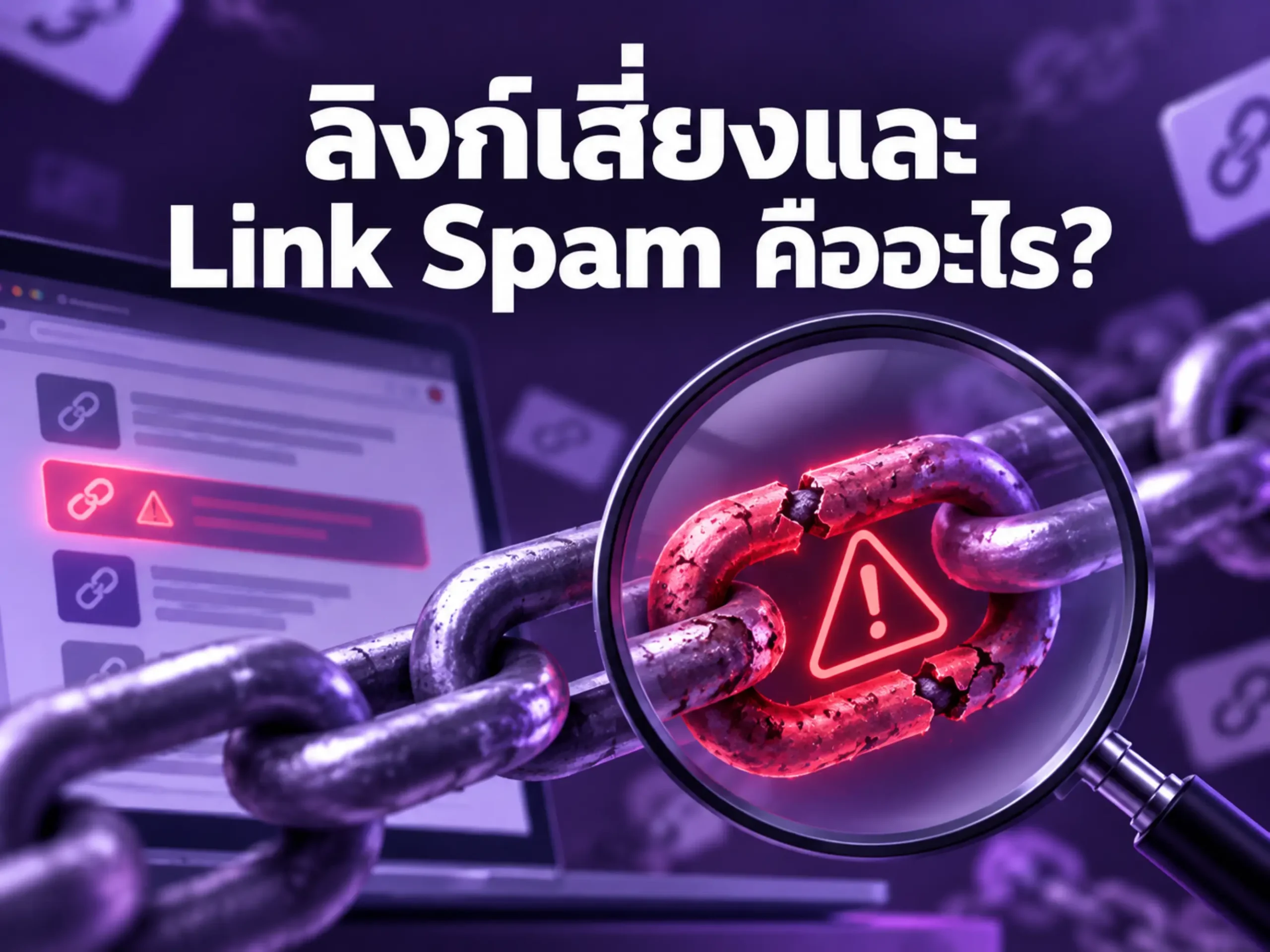 ลิงก์เสี่ยงและ Link Spam คืออะไร? เช็กก่อนเว็บไซต์เสียอันดับ 1 8262 risky links and link spam Horizontal