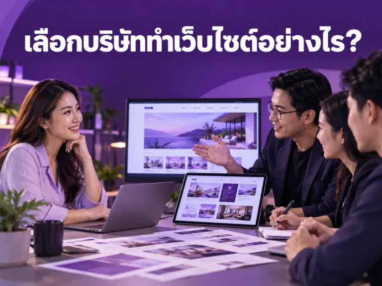 วิธีเลือกบริษัทรับทำเว็บไซต์ ต้องดูอะไรบ้างก่อนตัดสินใจจ้าง 7 8301 choose website design company Horizontal